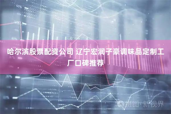 哈尔滨股票配资公司 辽宁宏润子豪调味品定制工厂口碑推荐